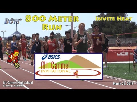 2018 TF - Mt Carmel - 800 (Boys, INVITE Heat 3)