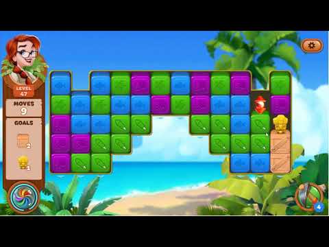 Lost Island Blast Adventure Level 47 - No Boosters