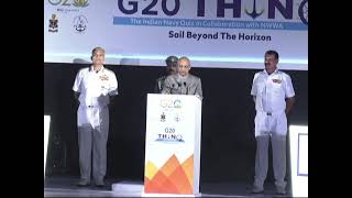 18.11.2023: Governor witnesses the final round of the Inter-School Indian Naval Quiz ‘G-20 ThinQ National’;?>