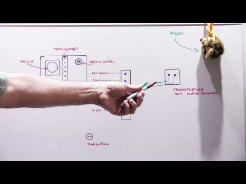 How to make the Wire Connections on a NuTone 8 Note Door Chime