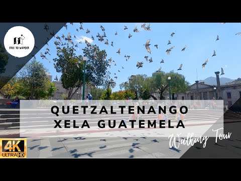 Walking around Xela Quetzaltenango Guatemala | 4K