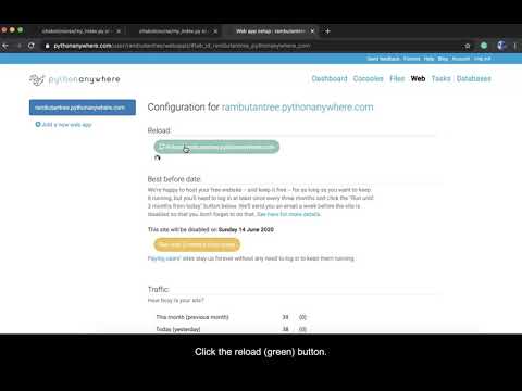 Part 2 - Changing the codes of Flask App in PythonAnywhere