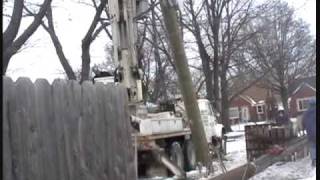 preview picture of video 'West Shore Service Crew installing the new 2001 in Harper Woods, MI 12-22-2009'