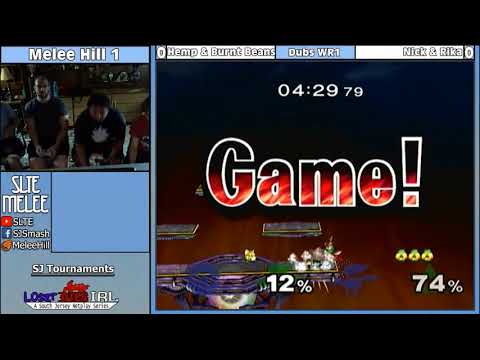 Melee Hill 1 Dubs: Burnt Beans & Hemp Vs. Nick & Rika - WR1