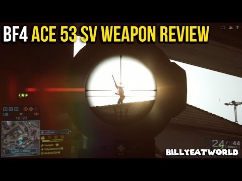 Battlefield 4 (PS3) - ACE 53 SV Weapon Review (BF4 Gameplay)