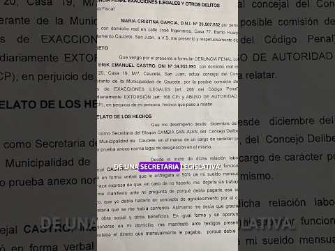 Caucete: denuncias, maniobras y un Consejo Deliberante al borde del colapso #sanjuan
