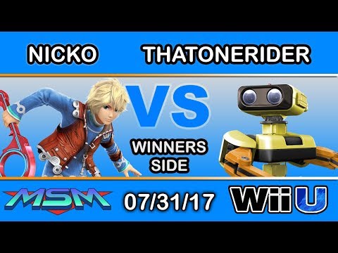 MSM 107 - FAD | Nicko (Shulk) Vs. ThatOneRider (ROB) Winners Side