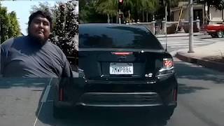 (Original) dashcam  road rage Driving in North Hollywood with reckless pigs trying 2 own the street