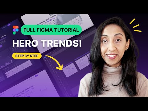 How To Design The Hottest Hero Trends 2024 FULL FIGMA TUTORIAL