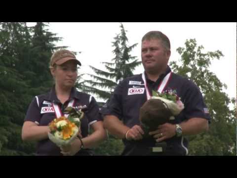 Compound Mixed Team Awards Ceremony - Tokyo - Archery World Cup 2012