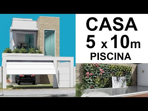 SMALL HOUSE 5 x 10 METERS - SWIMMING POOL