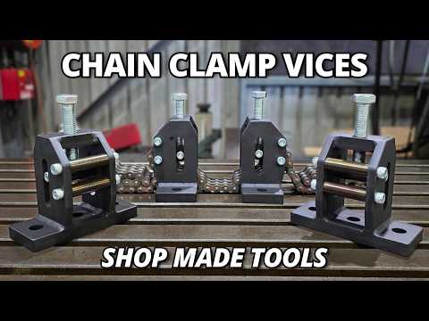 Making Chain Clamp Vices for the Zayer Milling Machine | Shop Made Tools