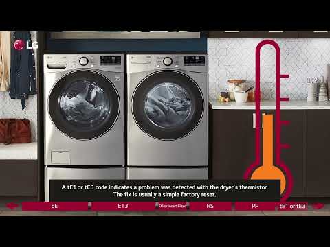 [Dryer] Troubleshooting & Resolving LG Dryer Display Codes