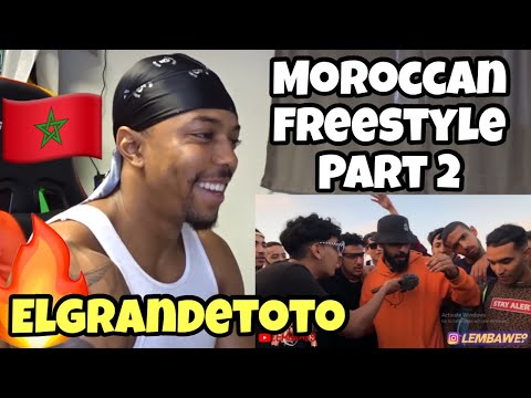 Moroccan Public Freestyle ft. ELGRANDETOTO Pt 2 🔥😱 | AMERICAN REACTION
