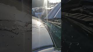 Windshield Leak Diagnosis:  One Way to Find It  #automobile #windshieldleak #waterleakageincar
