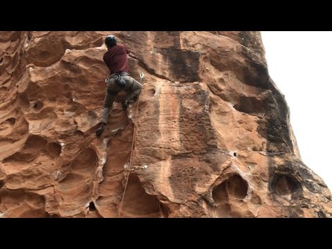 Climbing near Zion - Beastiality on Lead in Kolob Terrace (Zion) - 5.11b
