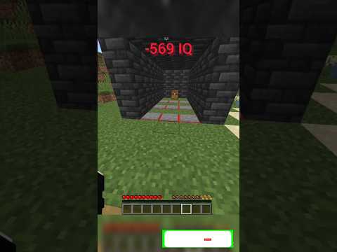 Insane Minecraft Battle: 6996 IQ vs -969 IQ😱 #shorts