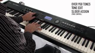 Video thumbnail for Roland RD-700NX Digital Piano - Synthesizer Capabilities by rolandmedia