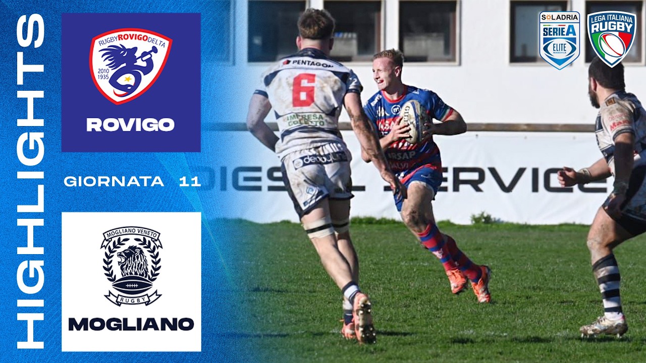 ROVIGO - MOGLIANO | Matchday 11 | SOLADRIA Serie A Elite | Highlights