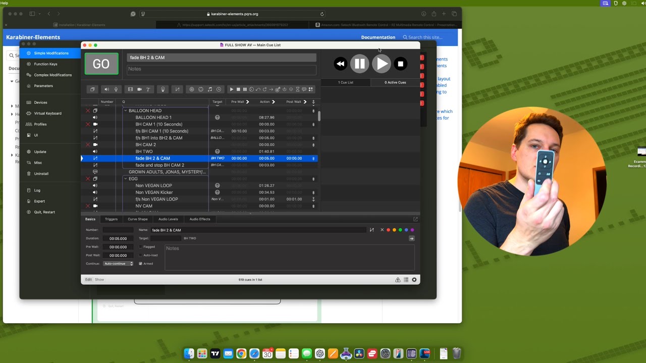 How to Program a Bluetooth Remote to use with QLab!