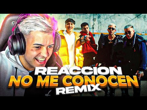 Reaccionando NO ME CONOCEN REMIX  DUKI REI TIAGO PZK BANDIDO 💎