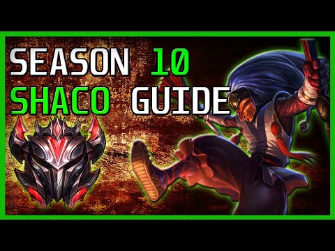 FULL SHACO GUIDE SEASON 10 | UPDATED FOR 10.9 (new fastest shaco jungle clear) - League of Legends
