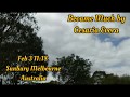 Feb 3 skywatch Melbourne Oz. Besame Mucho by Cesaria Evora