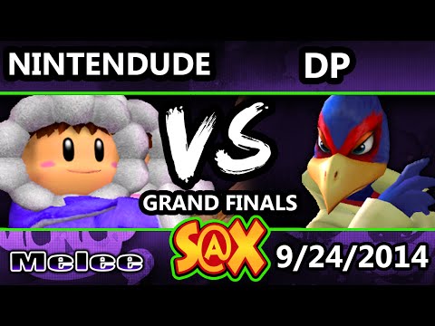 S@X - Apex | Nintendude (Ice Climbers) Vs. DP (Falco) SSBM Grand Finals - Melee