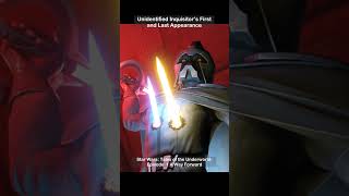 Unidentified Inquisitor’s First and Last Appearance #starwars #theclonewars #talesoftheunderworld