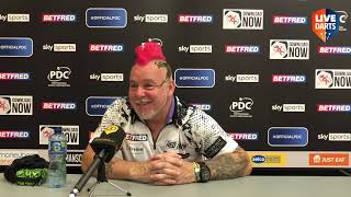 Peter Wright: “I'm not bothered about world number one, I don't need to play silly games with Gezzy”