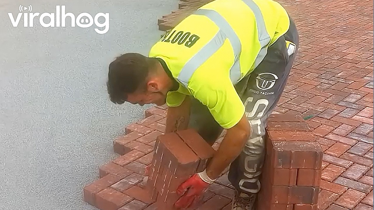 This Is How You Lay Bricks || ViralHog