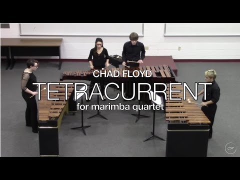 TetraCurrent, marimba quartet by Chad Floyd