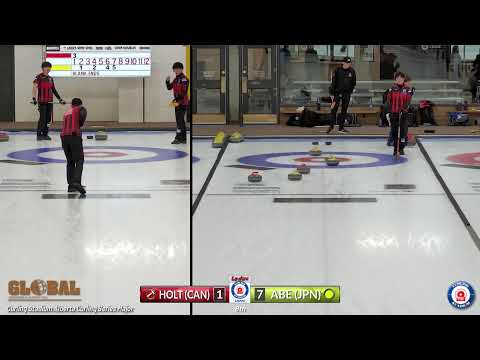 Shinya Abe vs. Brand Holt - Draw 4 - Curling Stadium Alberta Curling Series #3