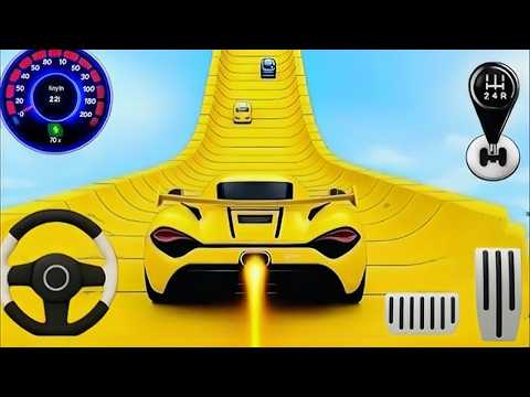 Impossible Crazy Cars Mega Ramp |Extreme Car Stunts Racing Driver Master Simulator Gameplay #racing