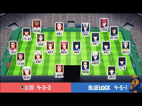 Blue Lock vs Japan – Full Match in 4K 60FPS