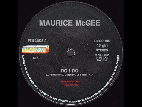 Maurice McGee Do I do 1983