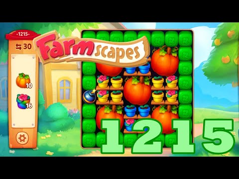 Farmscapes Level 1215 HD Gameplay Walkthrough | 3 - match game | android | ios | pc | GameGo Game