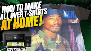 How To Start An All Over Sublimation T-Shirt Business With $500