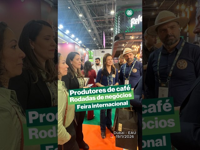 Missão do agroBR promove cafés brasileiros durante feira em Dubai