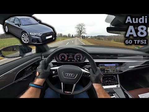 2022 Audi A8 60 TFSI quattro (facelift) | POV test drive