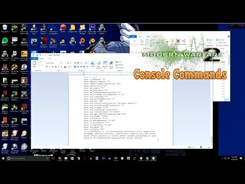 How To Enable Console Commands on Modern Warfare 2 [2018]