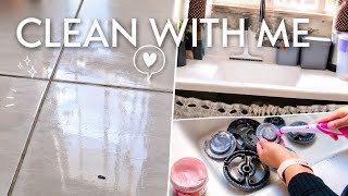 CLEAN WITH ME | Faxina Completa Na Cozinha💖(ASMR)