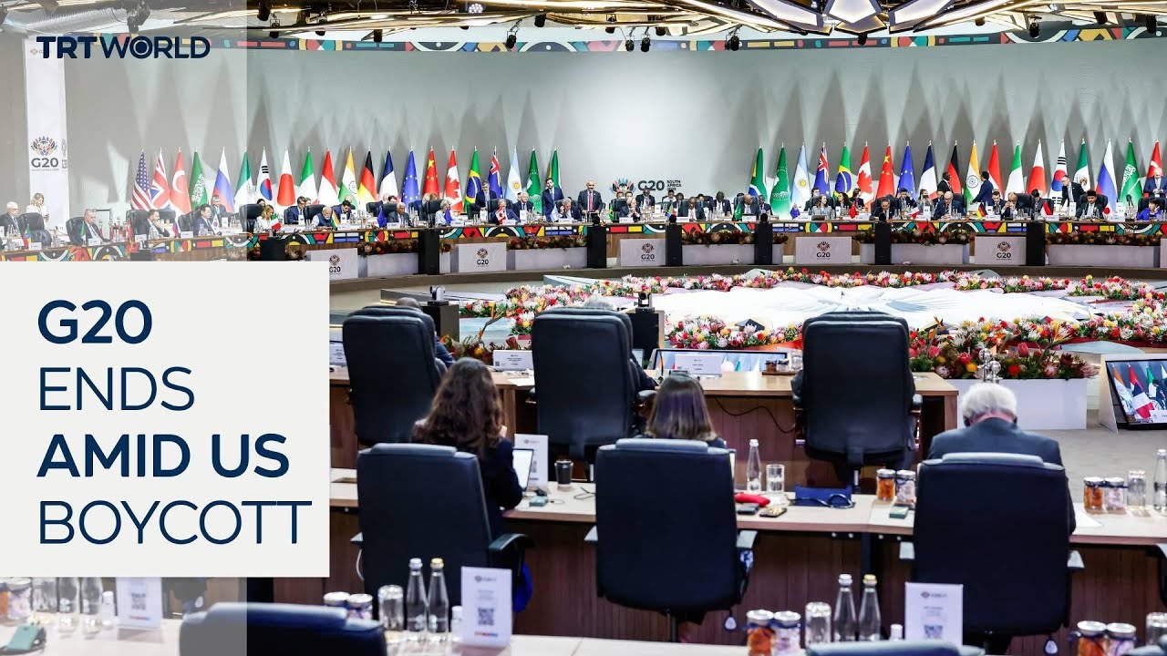 G20 summit ends amid diplomatic tensions with US