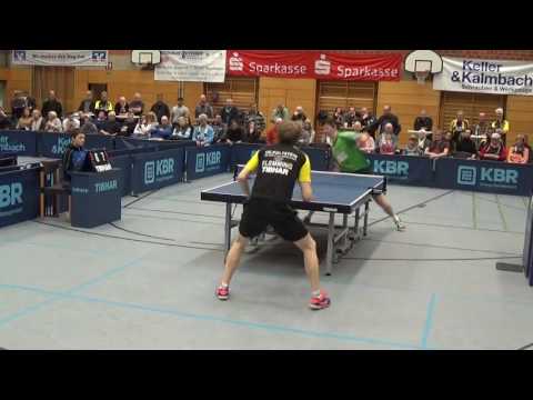 Flash Flemming TV Hilpoltstein vs Lauric Jean Belgium TTC Juelich Stativ Game 4 20170319 Bundesliga