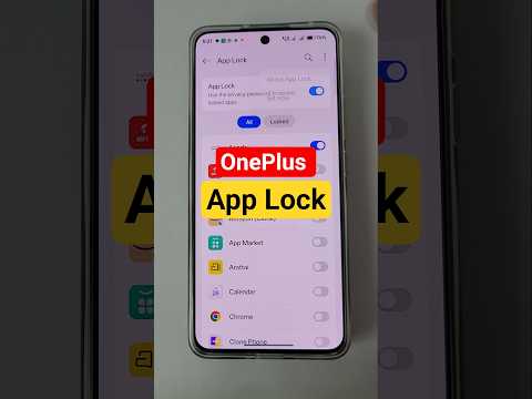 oneplus app lock settings #applock #oneplus #techshorts