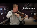 Demo Of The Band Violin Pickup By Headway