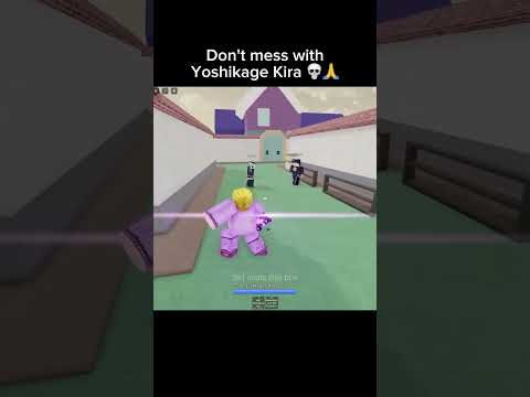 Bro thinks he's Yoshikage Kira 🤦‍♂️🤦‍♂️ #jujutsushenanigans #jjs #jjba #diu  #roblox