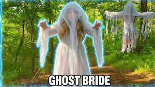 GHOST BRIDE in OUR HOUSE!! SOMETHING IS WRONG WITH AUBREY! The LEGEND of the GHOST BRIDE 😵
