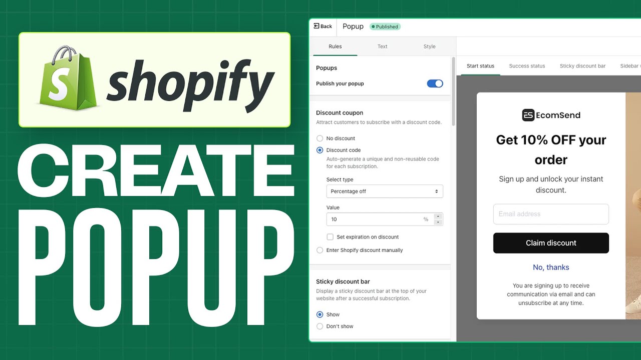 How To Add A Popup On Shopify (2026) Full Tutorial
