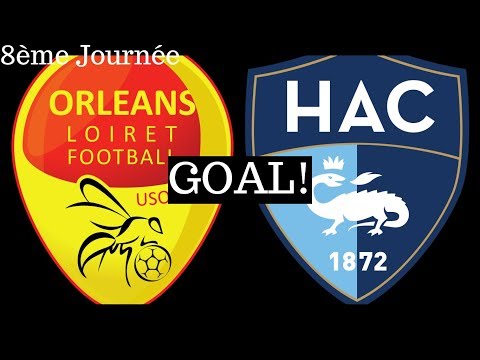 US Orléans - Le Havre [1-0] (Goal 17') by Aurelien Scheidler